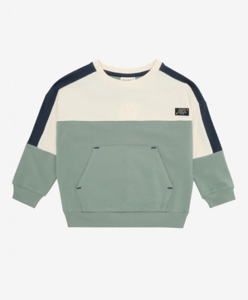 Sweatshirt Grün/Blau