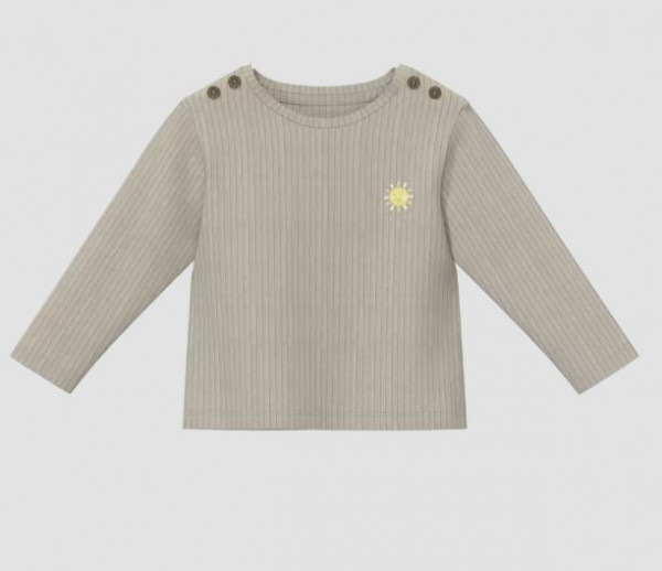 Langarmshirt Beige/Sonne