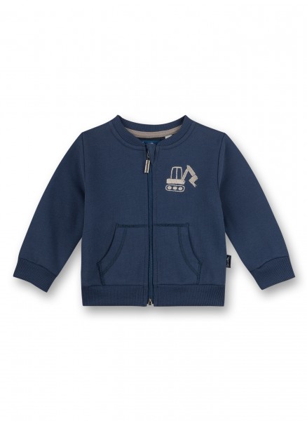 Sweatjacke "Little Builder", blau