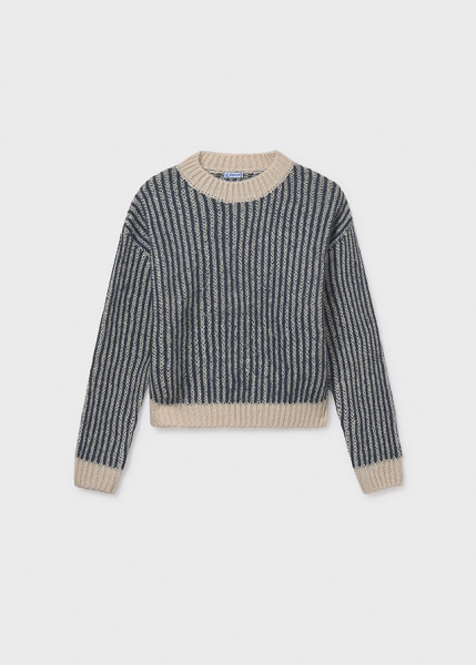 Pullover Fantasie, petroleum