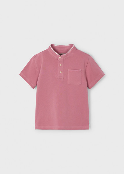 Kurzarm Polo Shirt Maokragen, gelb