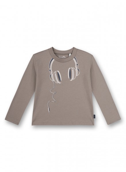 Longsleeve "Music", grau