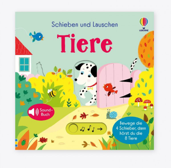 Schieben und lauschen: Tiere