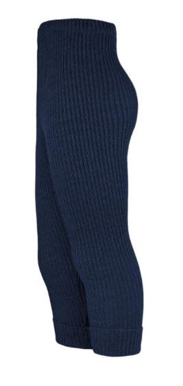 Mini Leggings 100% Wolle Marine