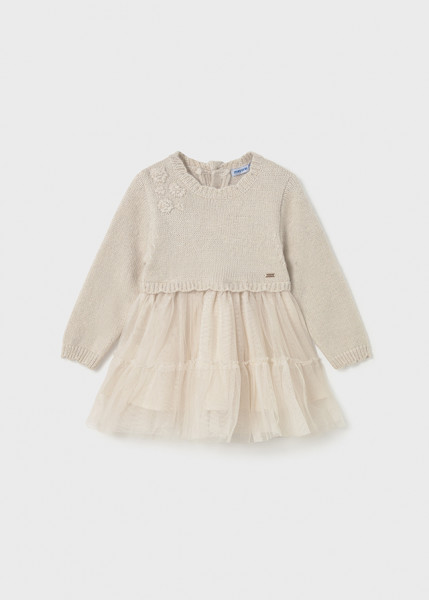Kleid Trikot, sand