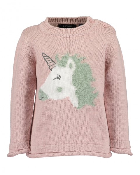 Pullover, Rundhals, mauve