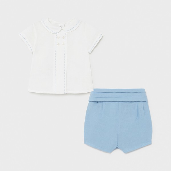 Set Shorts & Hemd, fresh blue