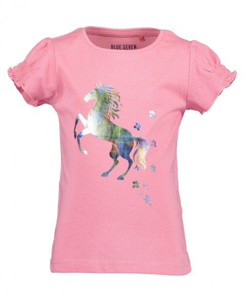 T-Shirt, Rundhals, azalee