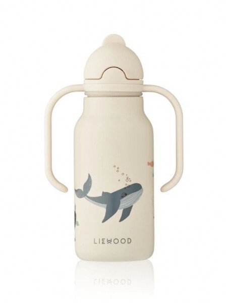 Kimmie Wasserflasche aus Stahl 250ml Meer Sandy