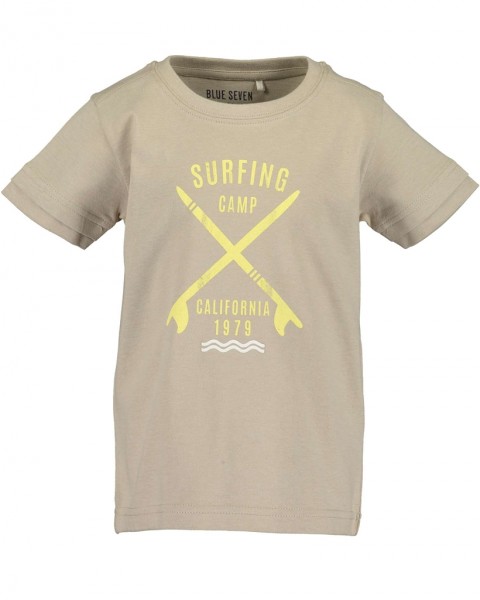 T-Shirt, Rundhals, kitt