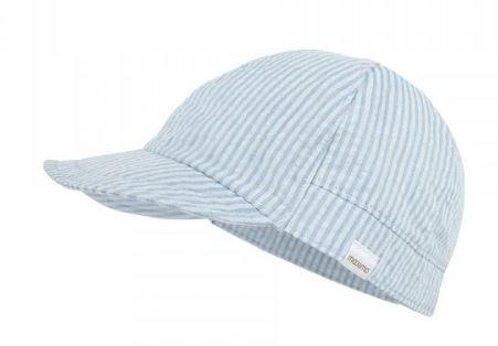 Mini Cap Streifen, Hellblau