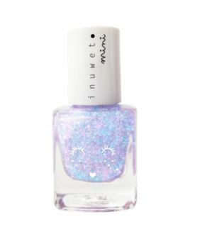 Nagellack Wasserbasis Glitzer Bleu Princess