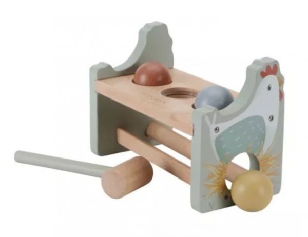 Hammerbank mit rollenden Kugeln