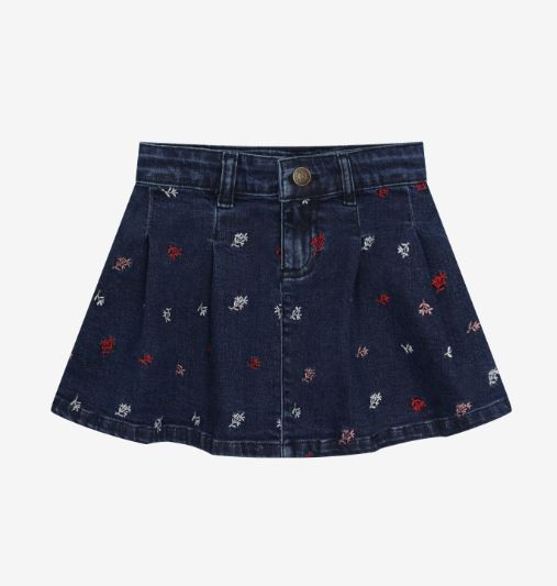 Rock Denim/Blumen