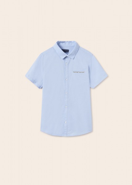 Hemd kurzarm elegant, hellblau