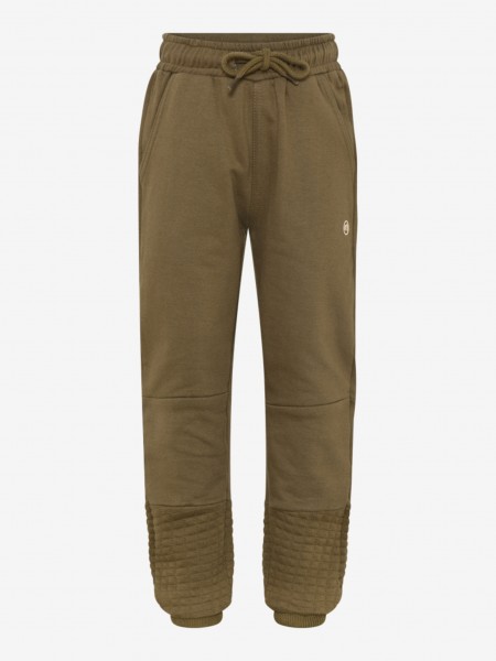 Sweathose mit Quilt, dark olive