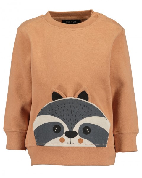 Sweatshirt, Rundhals, kupfer