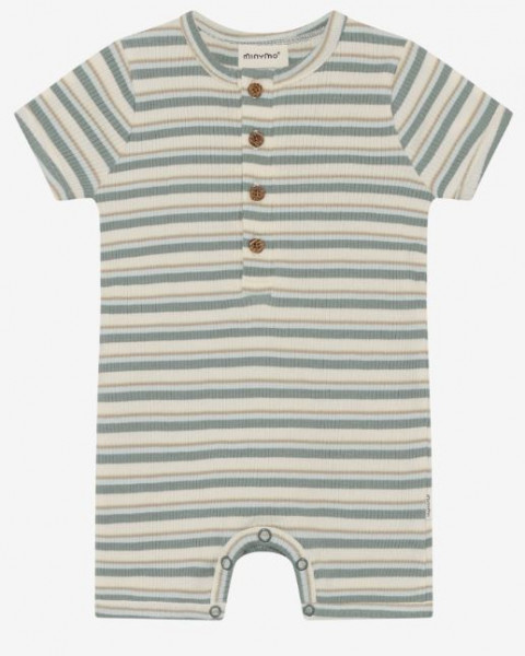 Overall kurz Rib/grün