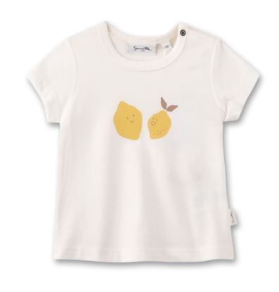 T-Shirt Weiß Zitrone