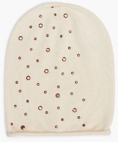 Mütze Mädchen Beige