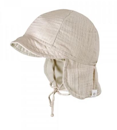 Baby GOTS Schildmütze Beige
