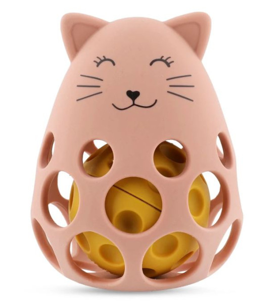 Sensorik Rassel aus Silikon Mrs. Cat