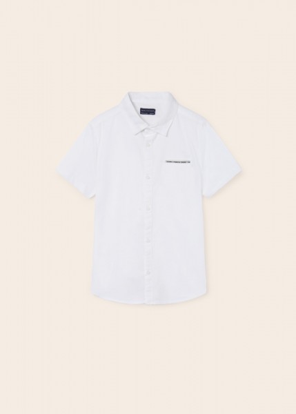 Hemd kurzarm elegant, weiss