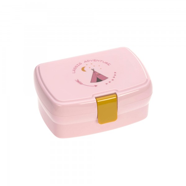 Brotdose / Lunchbox, "Tipi", rosa