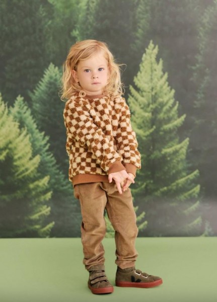Hose dunkel beige