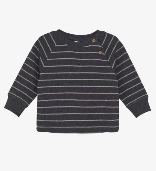 Sweatshirt Streifen Blau