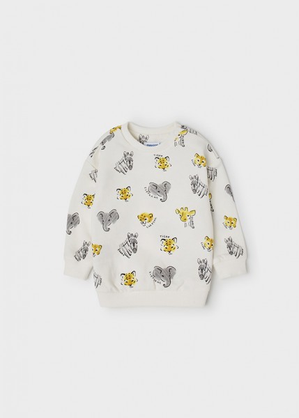 Pullover "Zoo", weiss gebr