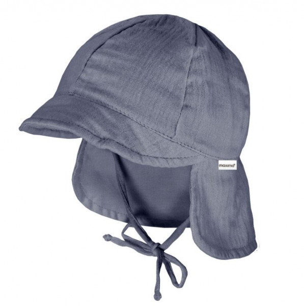 Baby GOTS Schildmütze Blau UPF 50