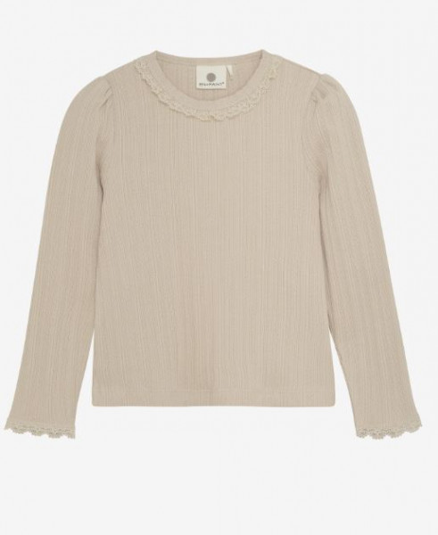Langarmshirt beige