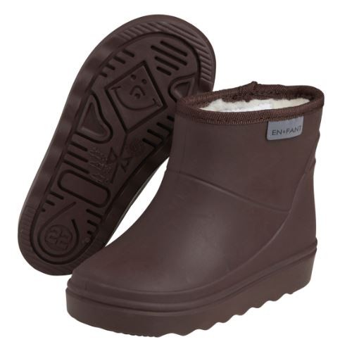 Thermo Gummiestiefel KURZ Coffee Bean