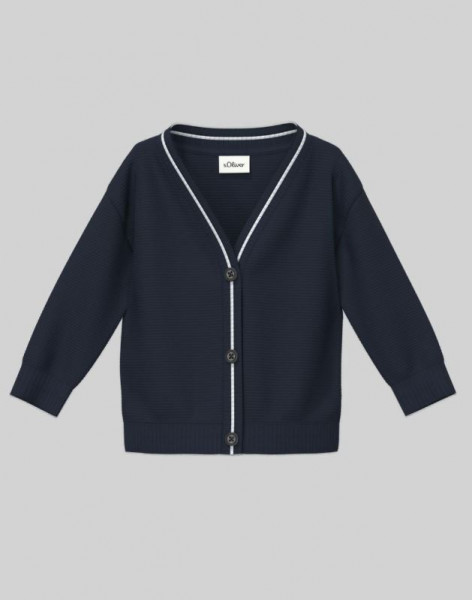 Strickjacke Blau