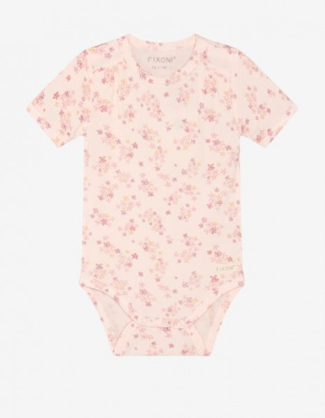 Kurzarmbody Blumen Rose