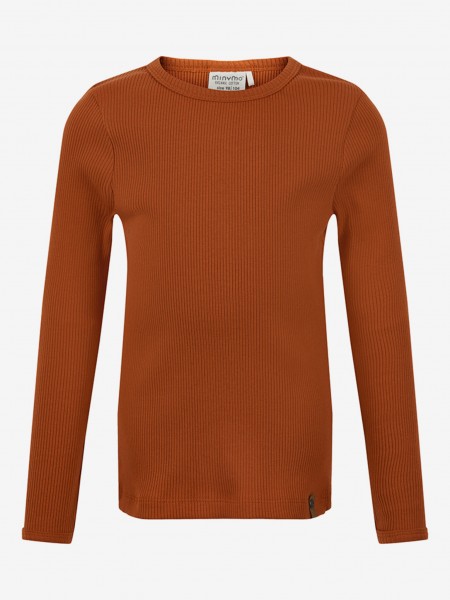 Longsleeve Rib, bombay brown