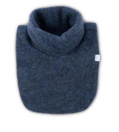 Schlupfschal Wollfleece GOTS Jeans Melange