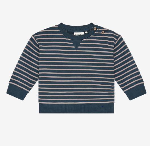 Sweatshirt Streifen/Blau