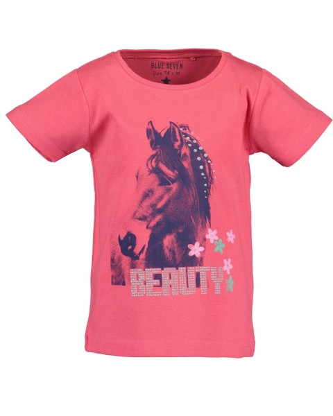 T-Shirt, Rundhals, pink