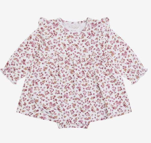 Langarmkleid Blumen