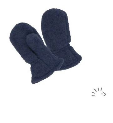 Fäuslinge Wollfleece GOTS Jeans Melange