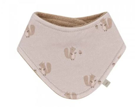 Baby Tuch GOTS, Klettverschluss, Rose