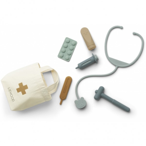Doktor Set "Lennart", blue multi mix