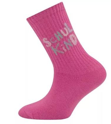 Socken Schulkind pink