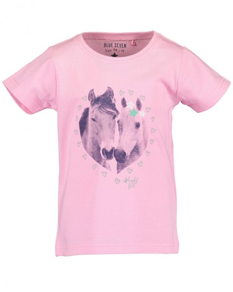 T-Shirt, Rundhals, azalee