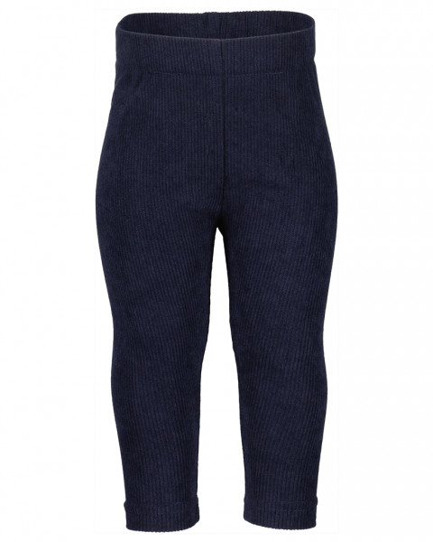 Kord-Leggings, ultramarin