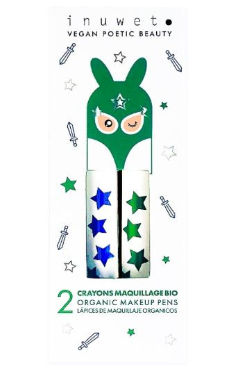 Kinderschminke BIO Grün/Blau