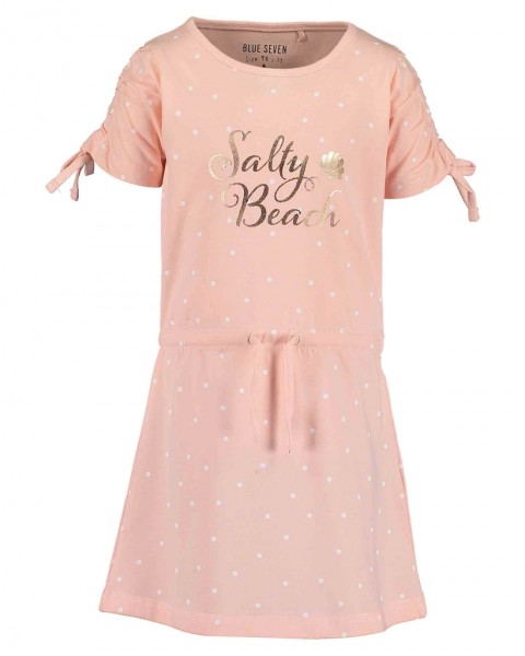 Shirtkleid, Rundhals, melone