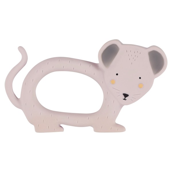Beißring Naturkautschuk - Mrs. Maus